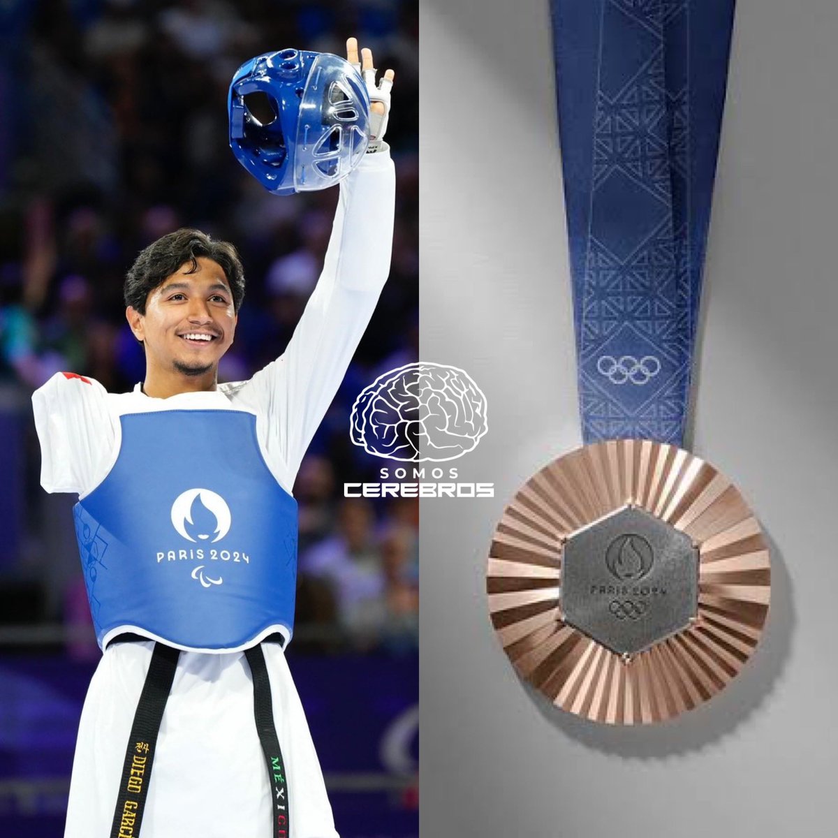 De último momento: El mexicano Juan Diego García, gana la medalla de bronce en taekwondo…¡¡¡México ya lleva 4 medallas en los Juegos Paralímpicos de Paris 2024!!!