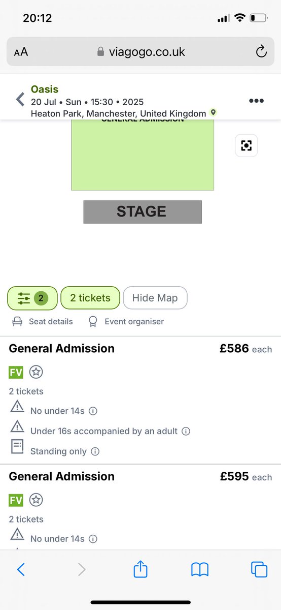 DiamondsWelfare's tweet photo. @oasis All those “loyal fans “ https://t.co/BdnaXOZWMc