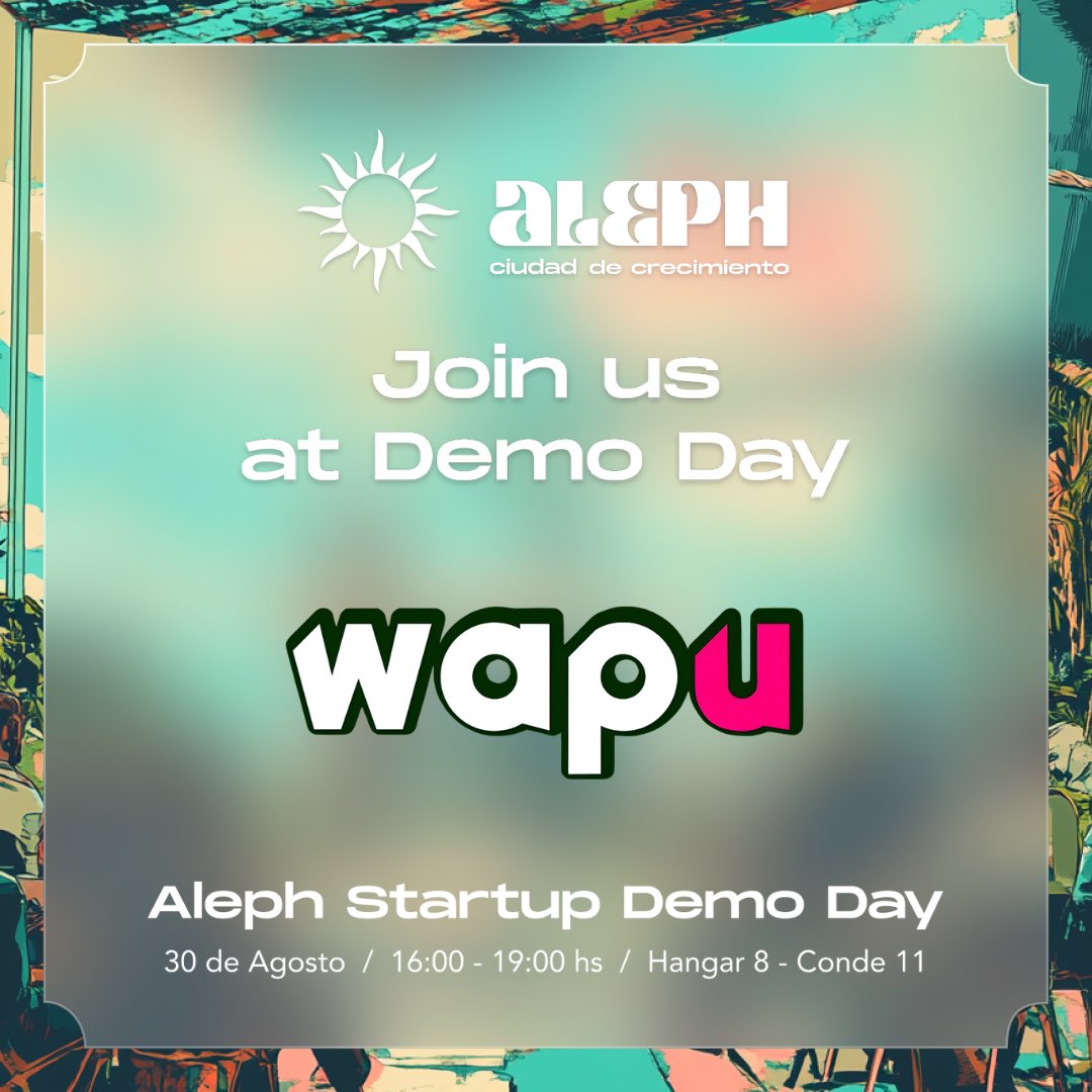 wapupay's tweet photo. We are presenting at ⁦@crecimientoar⁩  come to meet us! https://t.co/RIT68TEWnd