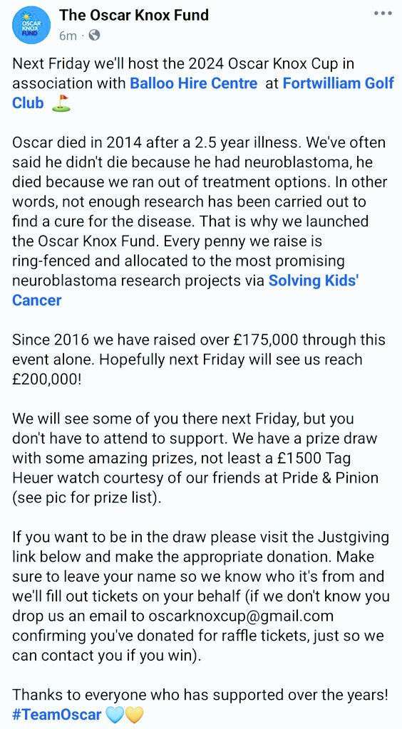 Oscar Knox Fund tweet media