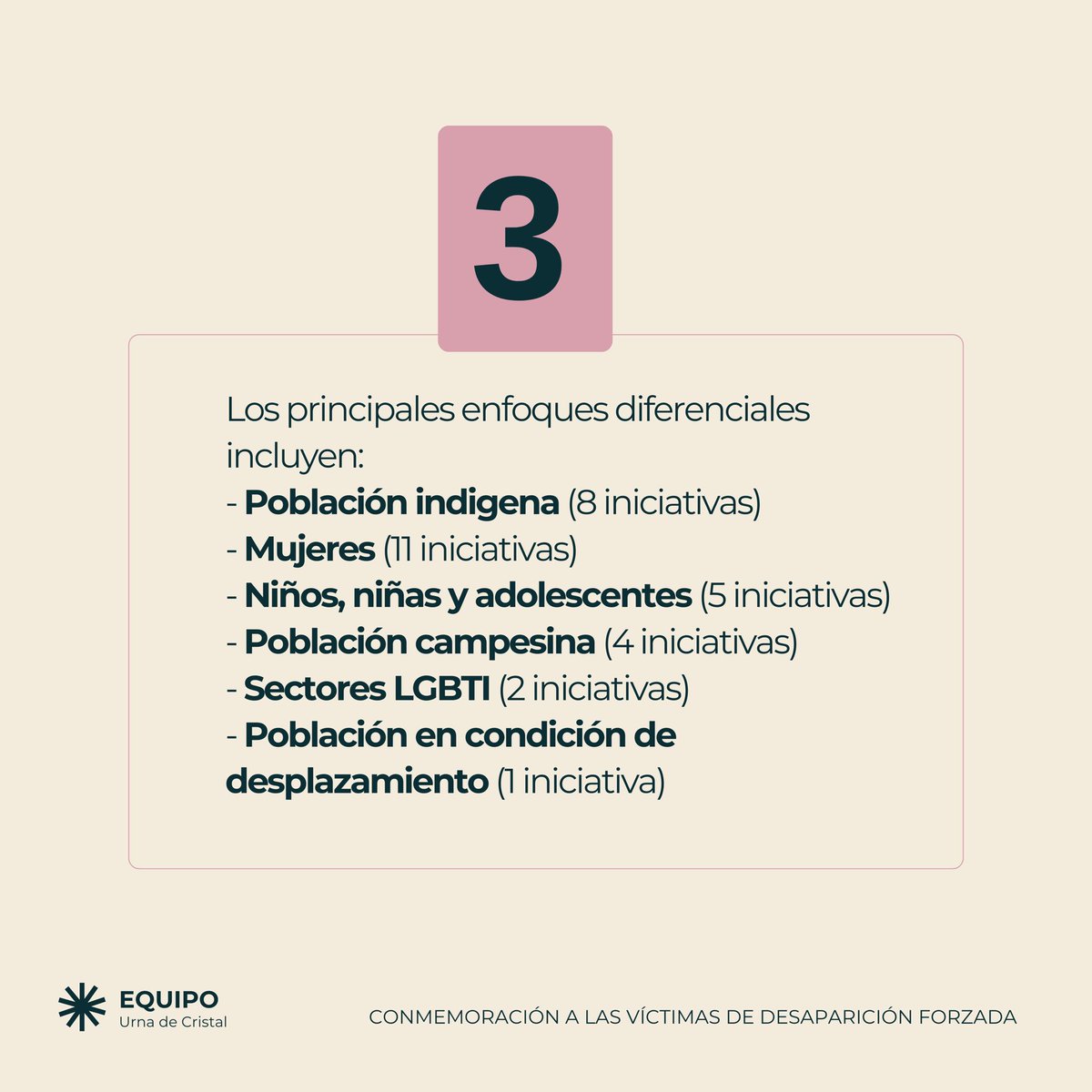 Honramos la memoria de quienes han desaparecido y seguimos en la búsqueda de justicia. Con iniciativas como "Memoria para la vida" se promueve la visibilización de las experiencias de mujeres víctimas del conflicto armado en Colombia.