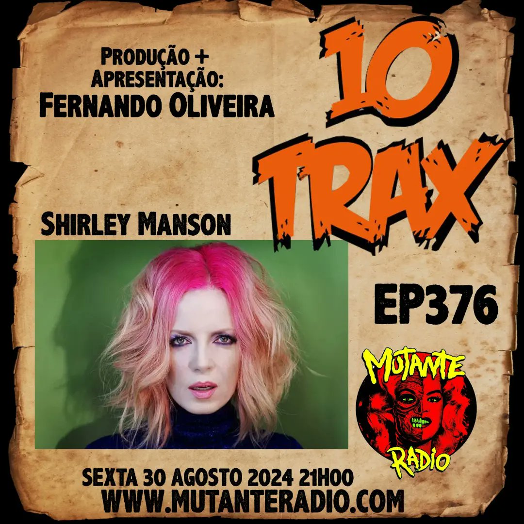 nandosiol's tweet photo. Olá hoje a partir das 21 horas na @mutante_radio vai ao ar a edição de 376 do 10 TRAX! Especial dedicado a  Shirley Manson, além do trabalho com o @garbage teremos participações dela em sons de outros artistas, ouçam em https://t.co/KuNdOQL6Hl , a playlist de hoje é a seguinte 👇 https://t.co/barXs8GhJz