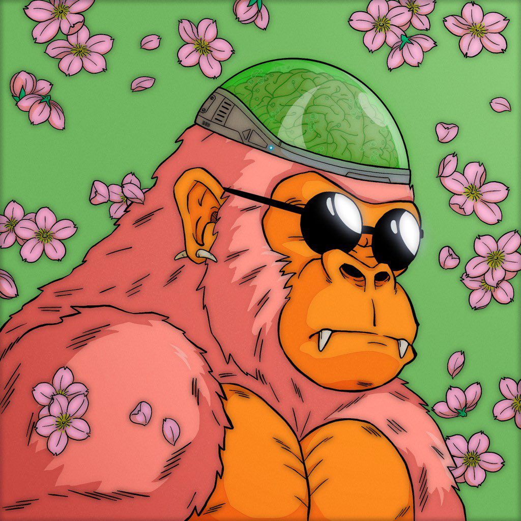 kaYY0O's tweet photo. Genkai Emaki 🔥@CyberKongz #OOH ⚡️🦍💪 https://t.co/W08l80Q0ir