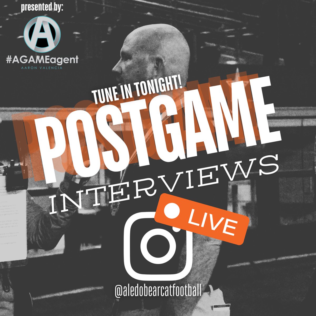 AledoHFC's tweet photo. Join Aledo Bearcat Football each Friday night LIVE on Instagram for postgame interviews with our A-Game Agent Players of the Game! #bearcatfootball #miabd #ptt @avalencia1299 https://t.co/kxDAyaW8jj