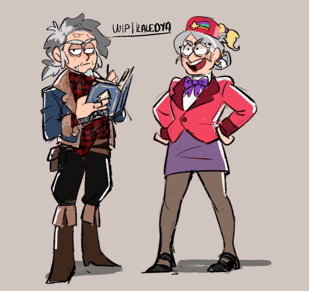 Their Outfits in this AU

#GravityFalls 

x.com/kaledya_/statu…