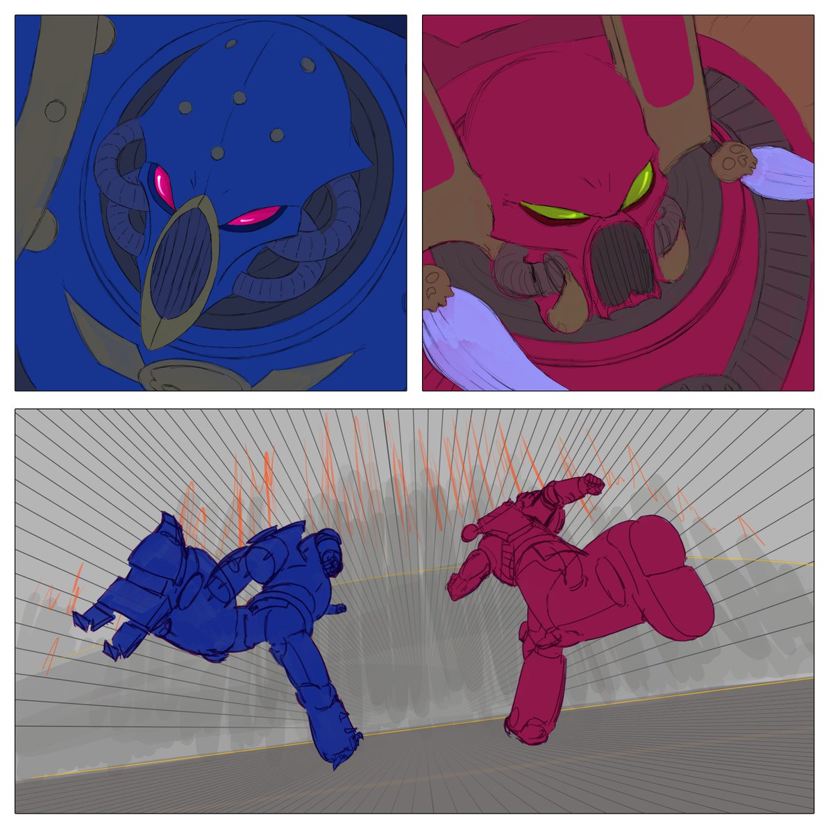 Why are they racing?🤔 (WIP)

#warhammer40k #WarhammerCommunity #WarhammerArt