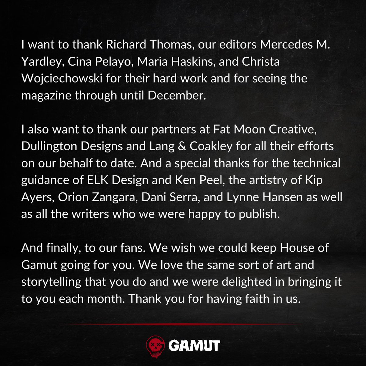 House of Gamut tweet media