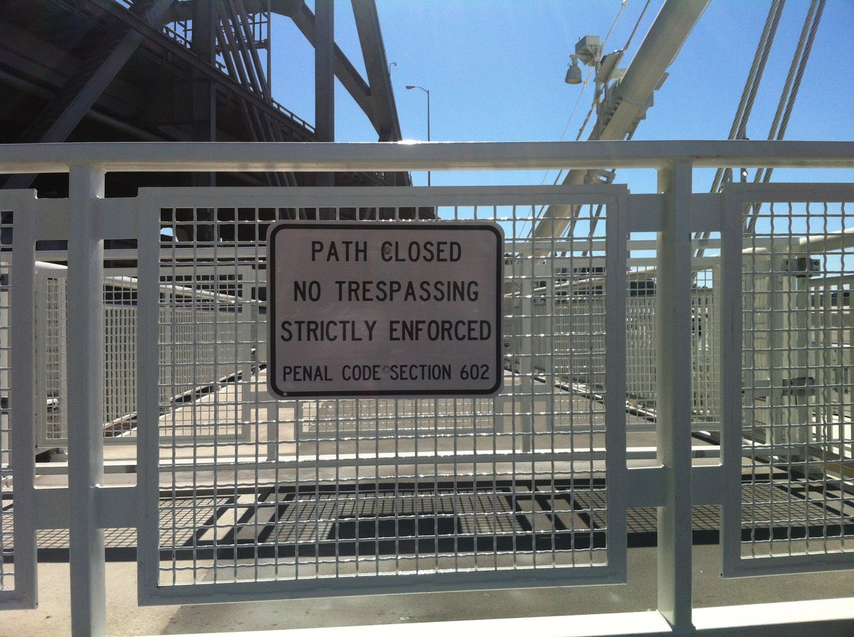NAParish's tweet photo. @CCTA The path didn’t quite get you to YBI when it opened back in 2013. https://t.co/G6HGCQ2P3p