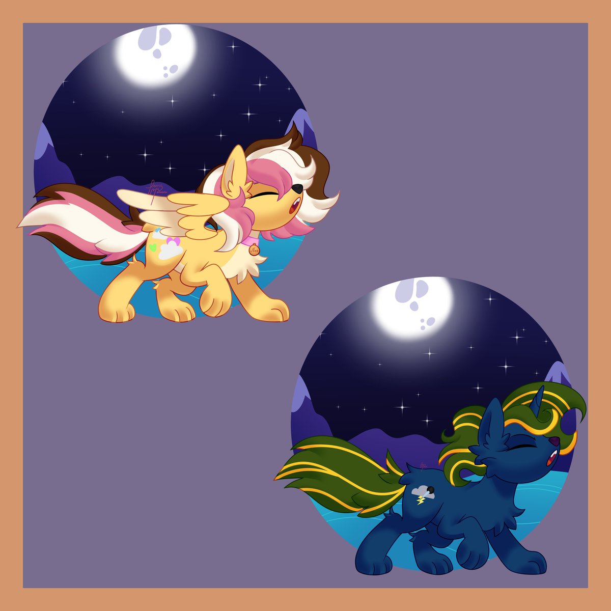 finished YCHs for <a href="/NeaSunrise/">Nea! (nea.pet on 🦋) 🍦🐴</a> and <a href="/lightning_pitch/">Lightning Pitch</a> !