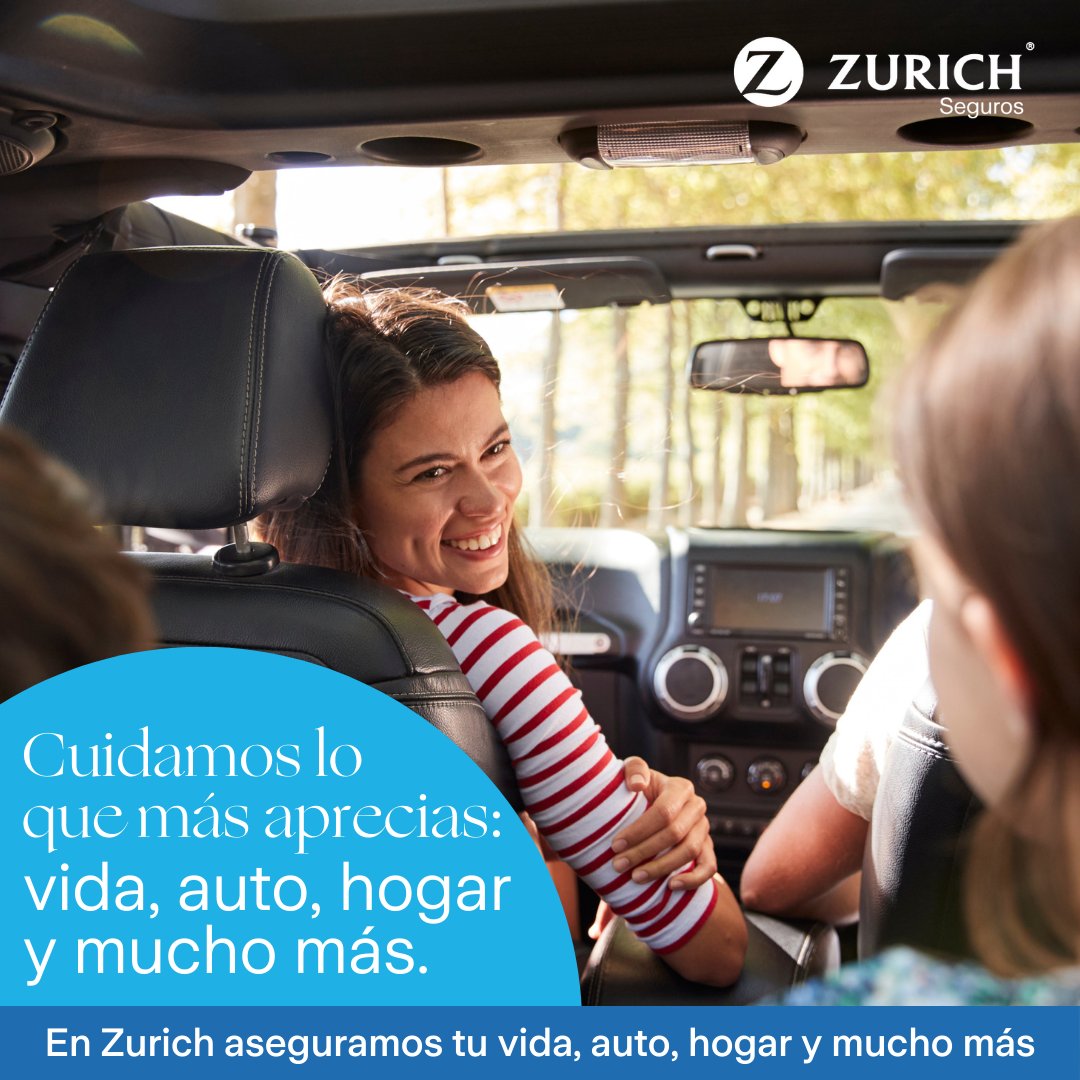 Descubre la tranquilidad que Zurich Seguros te ofrece. Protege lo que más valoras con nuestras pólizas. 🚘🏠👨‍👩‍👦💙 #ZurichMéxico40Años