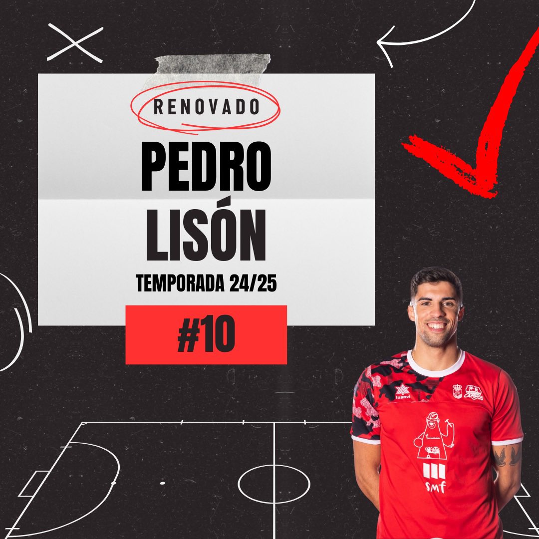 ⚠️ ¡RENOVACIÓN! ⚠️

El máximo goleador 🚀 del equipo la pasada temporada, Pedro Lisón “Puas”, se compromete un año más asegurándonos un jugador con un enorme portento físico 💪🏽, buen regate ⭐️ y grandes virtudes defensivas. ⚽️🦍

#123campos #cdcampos
