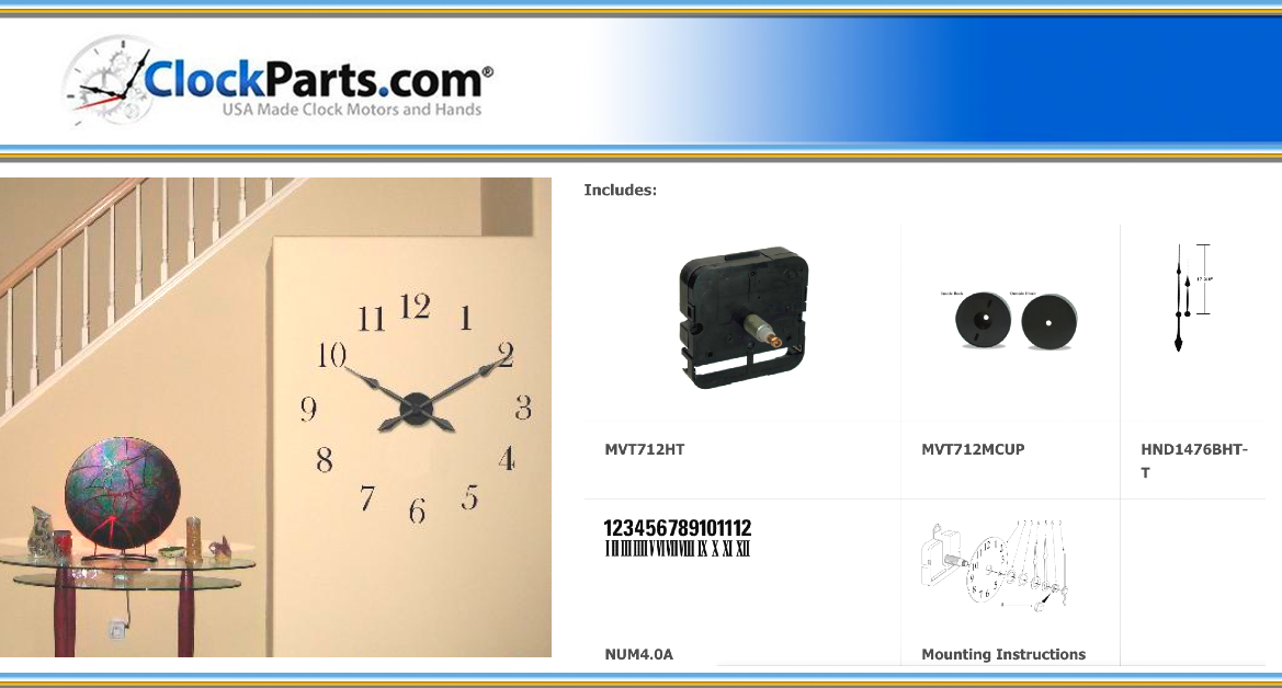 ClockPartsCom's tweet image. Create your own #TowerClock with our new Arabic style kit! Made in the USA, these giant wall clocks add a modern touch to any space. Easy to install and perfect for a fun #DIYproject. Everything you need is included! clockparts.com/build-your-own… #walldecor #clocks