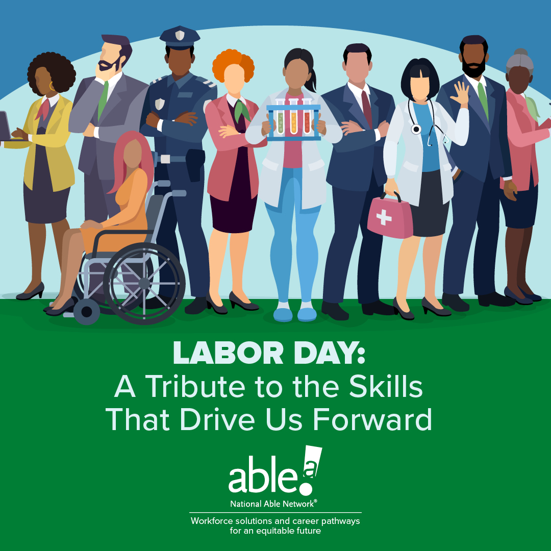 ITCareerLab's tweet photo. Labor Day is almost here! Celebrate the hardworking spirit that powers our communities. National Able Network is here to support your next career move! 

#LaborDayWeekend #CareerGrowth #WorkforceDevelopment https://t.co/bYU2WDZZmu
