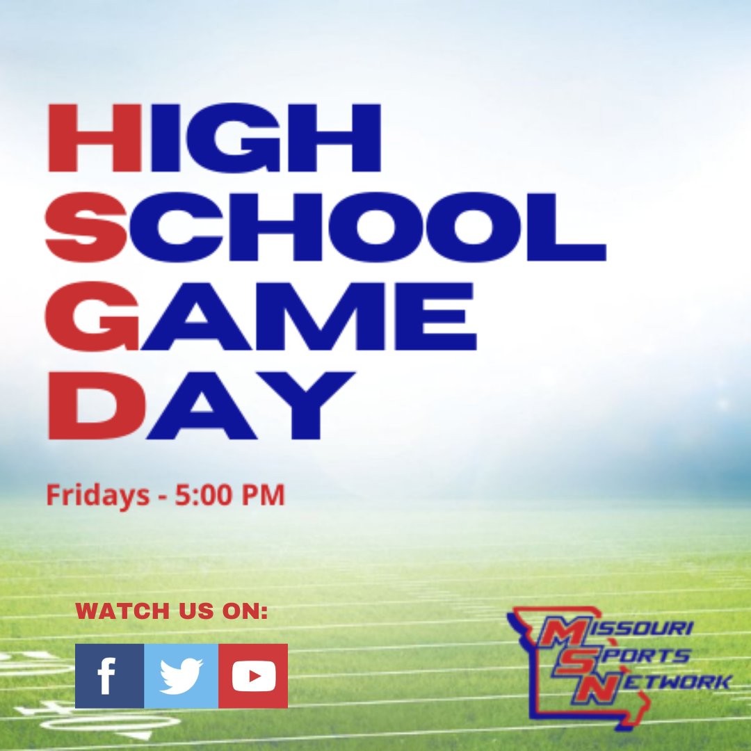 Missouri Sports Network (@missouri_sports) on Twitter photo Before the game this evening, be sure to tune into High School Game Day with <a href="/scoreboardguy/">SCOREBOARD GUY</a> at 5:00 PM on any of our Twitter, Facebook, or YouTube channels! Guy will be visiting with <a href="/rwcollingwood/">Ryan W. Collingwood</a>, <a href="/TheFrizzRadio/">Matthew Frizzell</a>, and coaches from around the state previewing tonight's big Before the game this evening, be sure to tune into High School Game Day with <a href="/scoreboardguy/">SCOREBOARD GUY</a> at 5:00 PM on any of our Twitter, Facebook, or YouTube channels! Guy will be visiting with <a href="/rwcollingwood/">Ryan W. Collingwood</a>, <a href="/TheFrizzRadio/">Matthew Frizzell</a>, and coaches from around the state previewing tonight's big