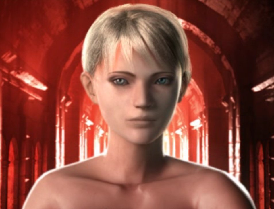unlucky_Gurl_'s tweet photo. A controversial take of mine? Not sure but im going to say it: the (opening) cgi cutscenes models in Haunting Ground does not looks good compared to the in game ones. Especially Fiona. https://t.co/BClYfuIQPP