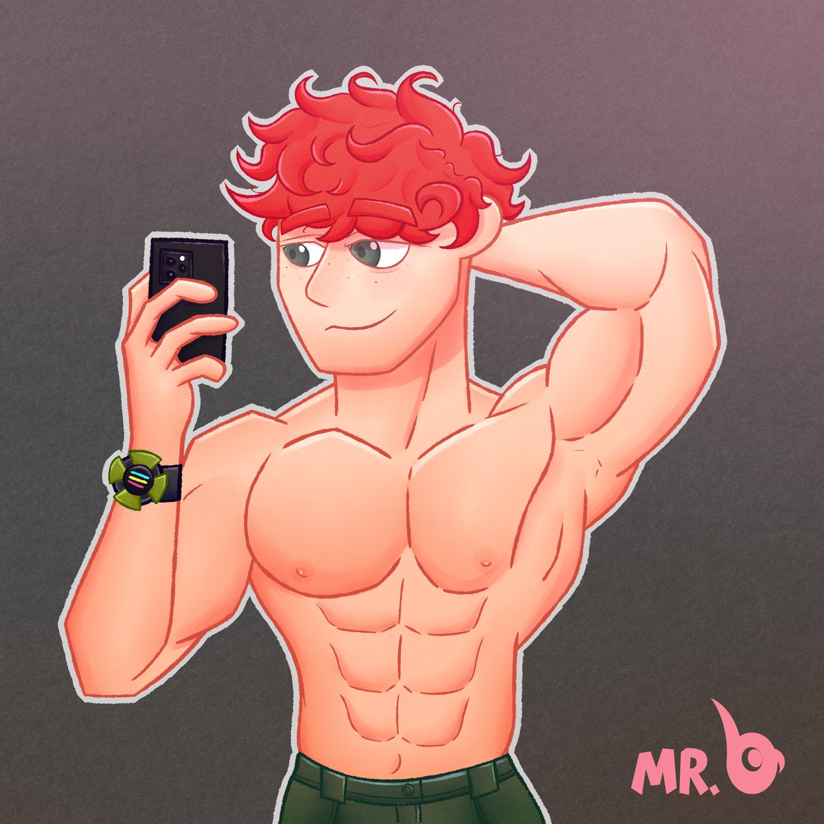 Le hice un fanart al chico pelirrojo de
<a href="/jujeobgye0/">주접계</a> 
¡Fue divertido dibujarlo!!