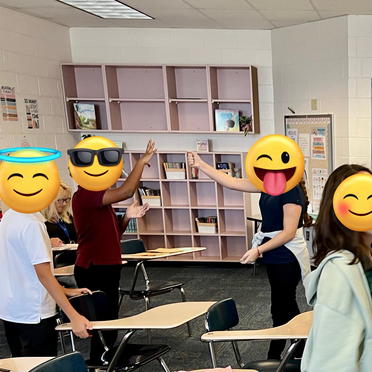 teaching_bliss's tweet image. You know what’s not very mindful…not so cutesy…and not #demure at all? 

An empty #classroomlibrary! 😳

If you’re looking to #clearthelist for some of the most awesome 6th graders, please consider sending a 📕 or 📚 from our book list! 

📖 amazon.com/hz/wishlist/ls…