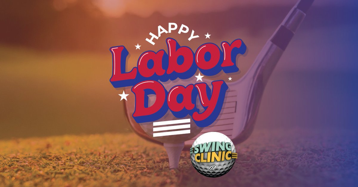 Swing Clinic (@swingclinic) on Twitter photo Happy #LaborDay! With winter right around the corner, we're hoping you celebrate all your hard work with a little relaxation on the links! Happy #LaborDay! With winter right around the corner, we're hoping you celebrate all your hard work with a little relaxation on the links!
