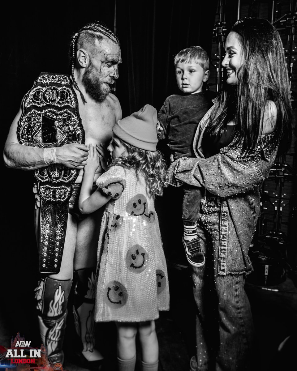 The moment after the main.

<a href="/bryandanielson/">Bryan Danielson</a> returns through the curtain as @aew World Champion after his main event at <a href="/wembleystadium/">Wembley Stadium</a> 

📸: By Beyond Gorilla.

#aew #wembleystadium #bryandanielson