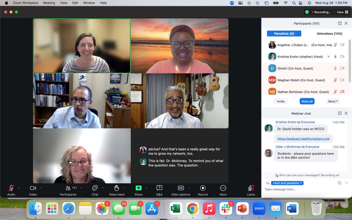 Had this really cool opportunity to serve on a “Becoming a Dr” panel for over 150 fourth-year medical students 🏥 

We discussed using social media to generate a greater impact and battle against misinformation ✨ it’s great for the future physicians to learn beyond the clinic ❤️