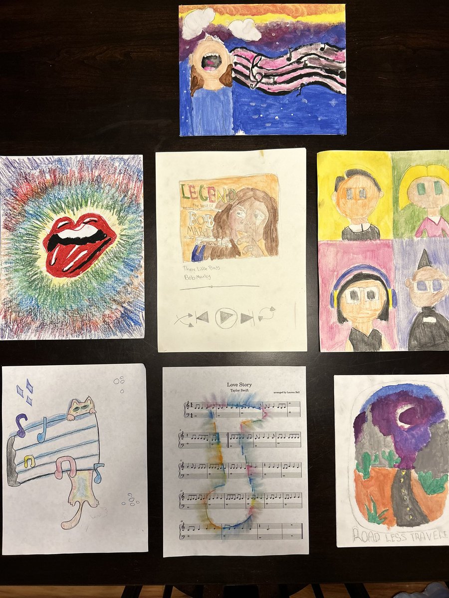 My daughter attended world tour art and music week… How’d she due 🥰 i absolutely love it #FreetheMind