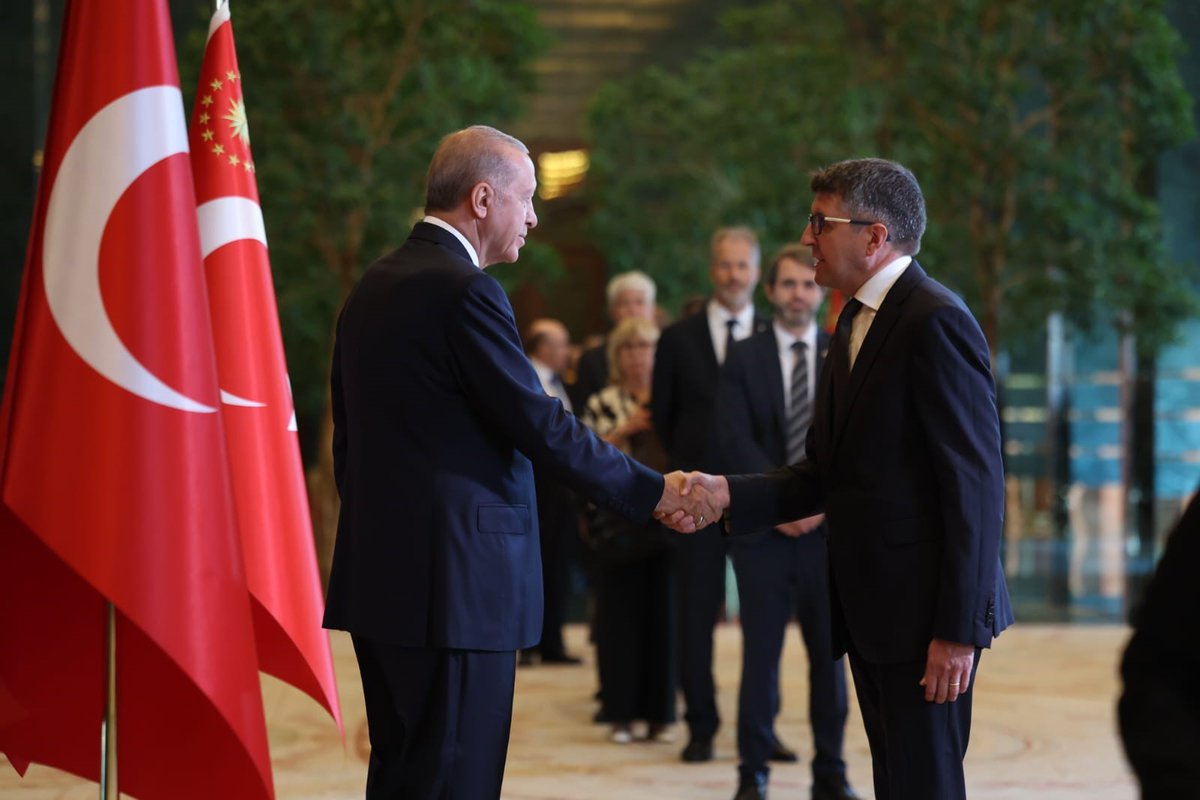DHM Christophe Lechat represented Belgium at the reception given by the President of the Republic of Türkiye Recep Tayyip Erdoğan, on the occasion of Victory Day.
30 Ağustos Zafer Bayramı kutlu olsun!
#Zaferbayram #30Ağustos
