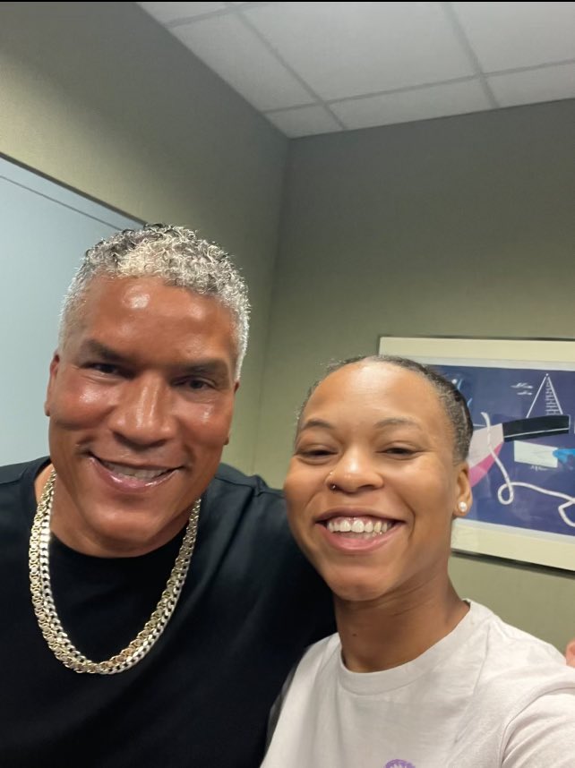 DCDPR's tweet photo. DEANWOOD RADIO BROADCAST  🏆
Congrats to 5-year Deanwood student @madxchildish! She has entered Bowie State University to complete her degree in Mass Communications. 

 She receives @allisonseymour66 award for most dedicated and informative journalist. #MorethanREC #DPRprograms https://t.co/pWNZ1BedzP