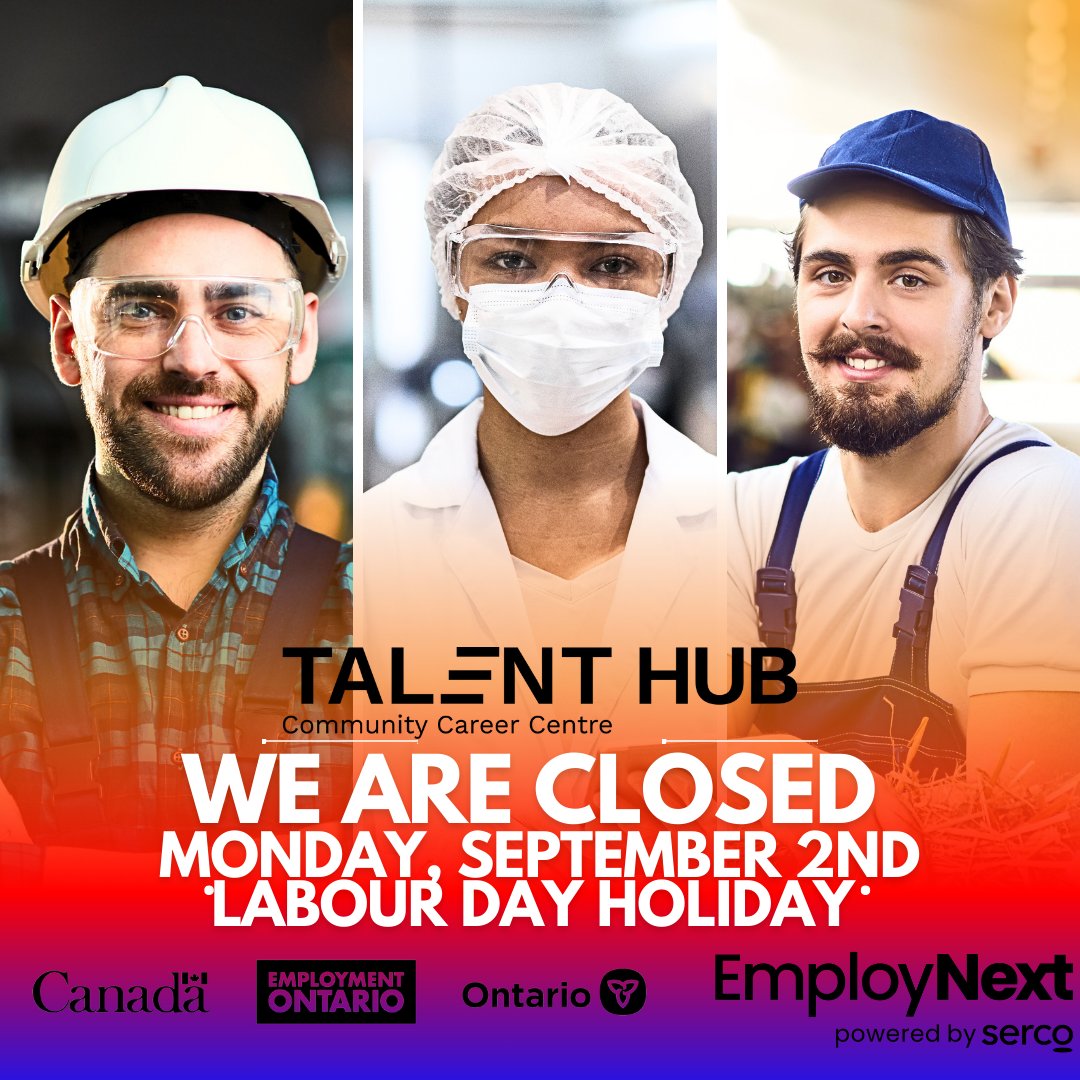 CCareerCentre's tweet photo. September 2nd, we celebrate Labour Day by recognizing the incredible workers who have shaped our province's history and continue to drive its success. We're proud to support the people and organizations working tirelessly to protect, support, and inform Ontario’s workforce. #CCCC https://t.co/NNdJToscqx