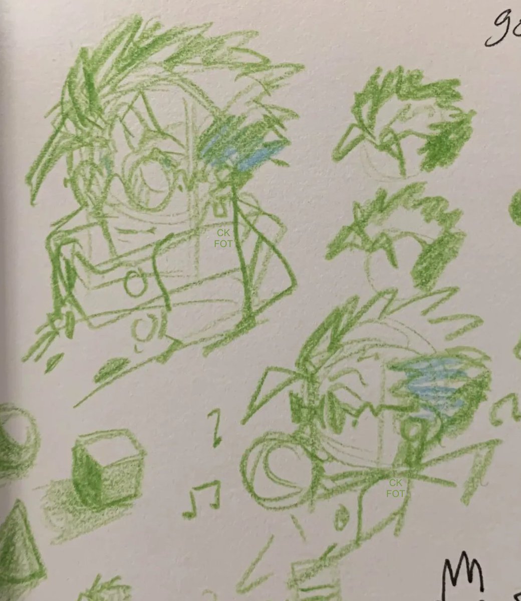 Fullofteeth's tweet image. triguns from my class sketchbook #trigun