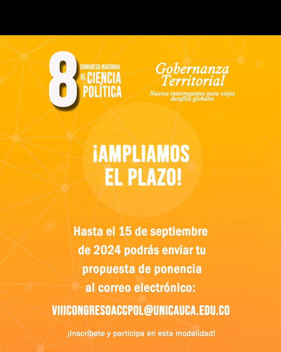 Hemos ampliado el plazo para la recepción de propuestas a ponentes y panelistas ¡hasta el 15 de septiembre! 📚💫
¡Incríbete y participa en esta modalidad! 😄