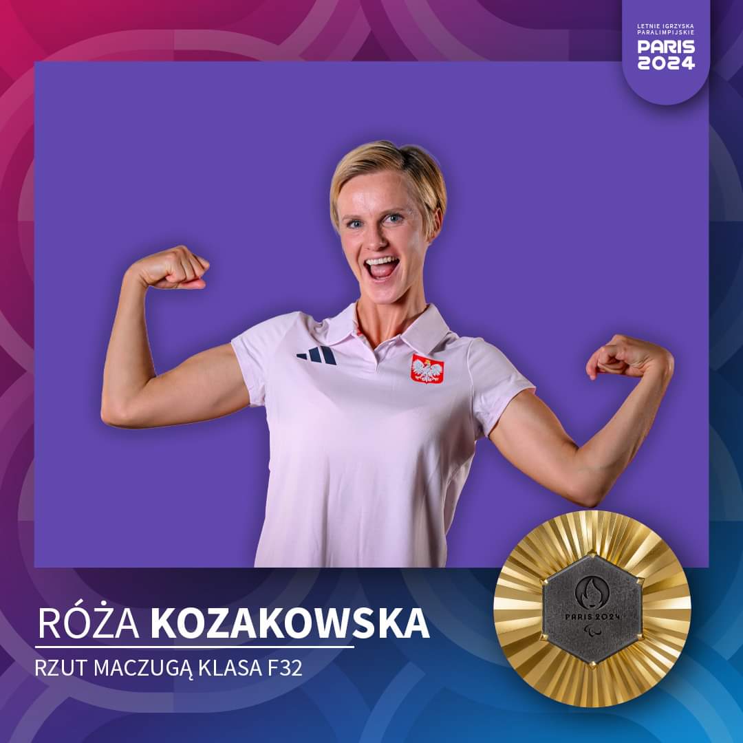 krakow_pl's tweet photo. #IgrzyskaParalimpijskie #medale
❗🥇🥉 Kolejne 2 🏅 dla 🇵🇱 w Paryżu!
Złoto Róży Kozakowskiej (klasa F32) i jednocześnie ustanowiony rekord świata w rzucie maczugą. Rzut na odległość 31,30 m!
Brąz Lecha Stoltmana w pchnięciu kulą w klasie F55.
Gratulacje!
📸 @Paralympic_PL https://t.co/RJSCmtkpJg