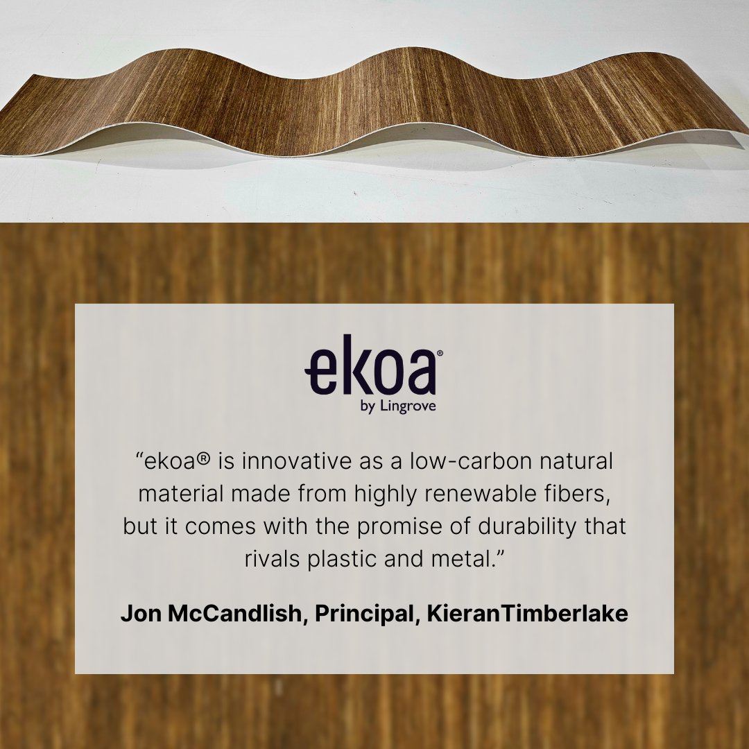 Innovative, low-carbon, and highly renewable—ekoa® delivers on its promise of durability + high-performance. Say hello to a sustainable future without compromising on strength or style!

#ekoa #ecoveneers #sustainablearchitecture