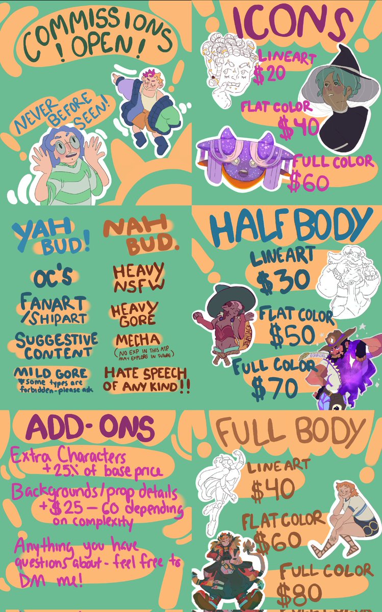 java4jaq's tweet image. Commissions open! Rules are subject to change, but I am very open to negotiation! 
If you have ANY questions regarding ANYTHING, please ask! I'll be happy to answer! 
If there's anything I cant do/ don't feel comfortable doing, I will decline.