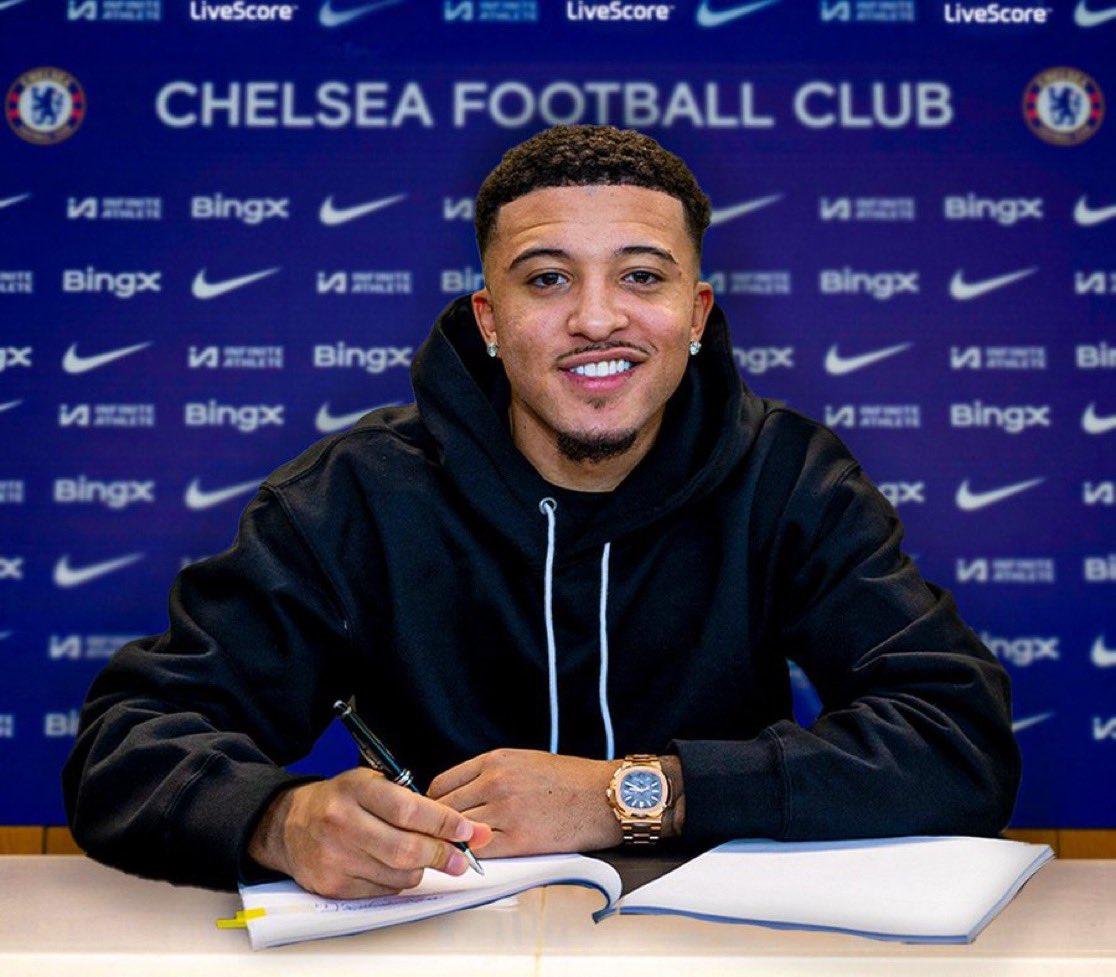mapat_CFC's tweet image. Jadon Sancho to Chelsea, here we go! Loan deal with obligation to buy clause agreed between the clubs.