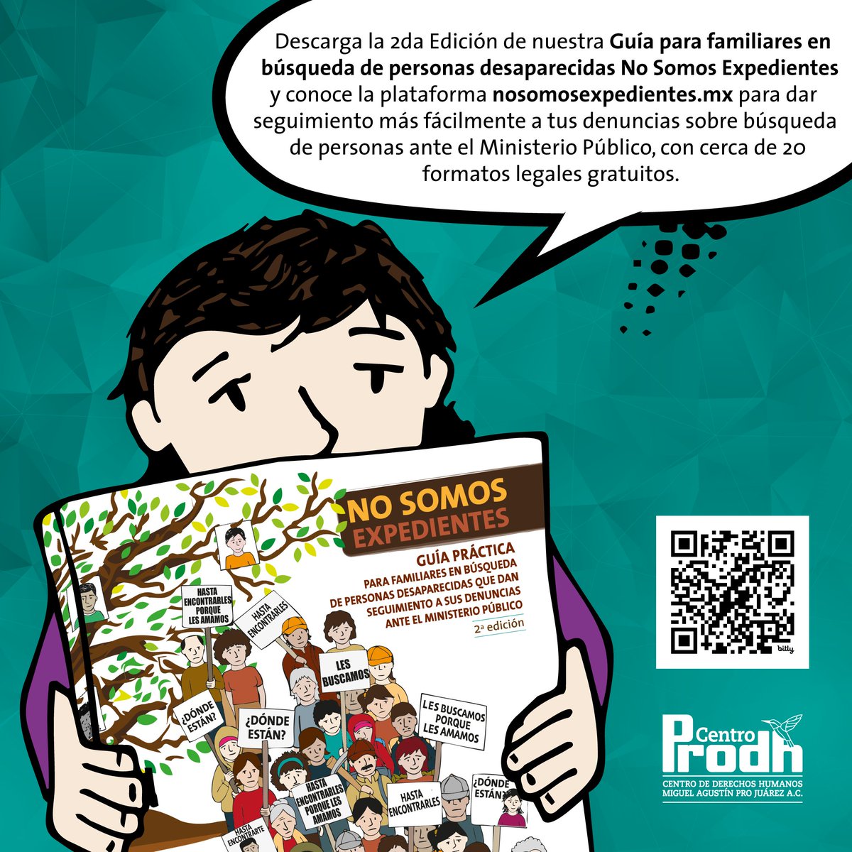 En este Día Internacional de las Víctimas de Desapariciones Forzadas, compartimos:

📌 nosomosexpedientes.mx

Una plataforma con herramientas jurídicas para ayudar a las personas que buscan a sus seres queridos.

#DíaDelDetenidoDesaparecido
