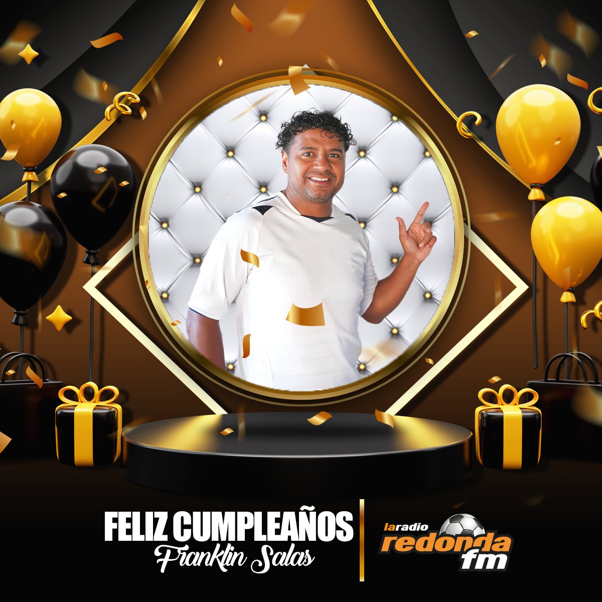 La Radio Redonda (@laradioredonda) on Twitter photo ¡Muchas felicidades 🥳⚽!
Este día celebramos el cumpleaños 🎁 de nuestro compañero y amigo <a href="/FranklinSalasN/">Franklin Salas</a> 🎙️ de La Radio Redonda Quito 96.9 FM 🎧.
¡Le deseamos salud y éxitos 🙌! ¡Por más ‘magia’ 🎩 en su vida!
#YoSoyLaRadioRedonda 📻 ¡Muchas felicidades 🥳⚽!
Este día celebramos el cumpleaños 🎁 de nuestro compañero y amigo <a href="/FranklinSalasN/">Franklin Salas</a> 🎙️ de La Radio Redonda Quito 96.9 FM 🎧.
¡Le deseamos salud y éxitos 🙌! ¡Por más ‘magia’ 🎩 en su vida!
#YoSoyLaRadioRedonda 📻