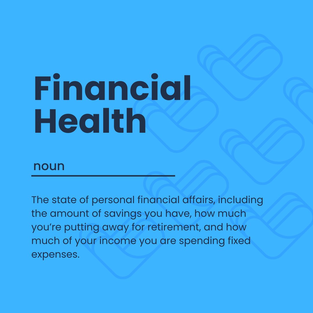 The first step in improving your financial health is simply being aware of your financial health. Don't forget to check in on your finances — we recommend reviewing them weekly or bi-weekly!