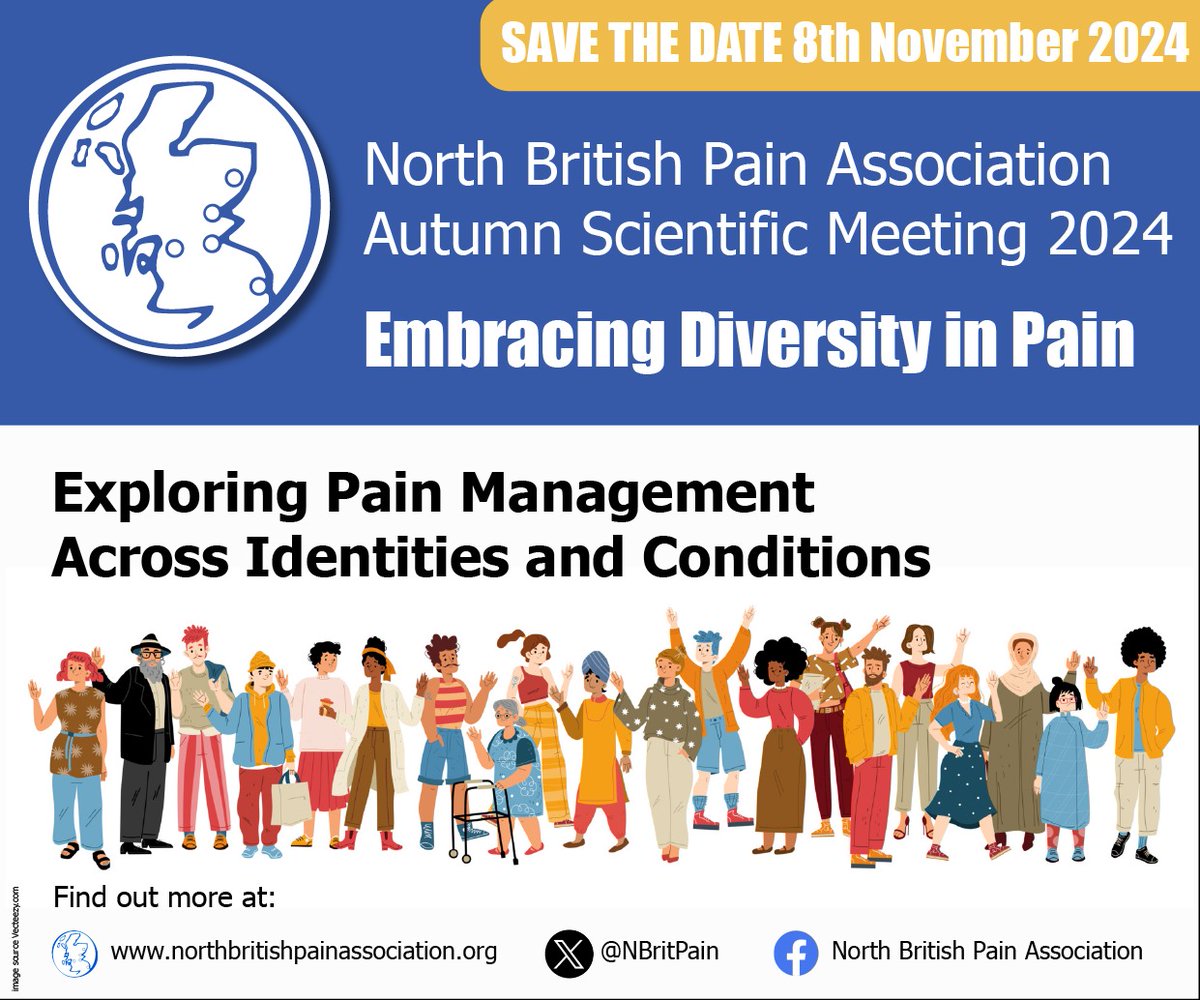 🎉 You Asked... We Listened! 🎉

📅 Save the Date: 8th November 2024

NBPA Presents:
Embracing Diversity in Pain
An exploration of pain management across identities and conditions
eventbrite.co.uk/e/north-britis…
1/4