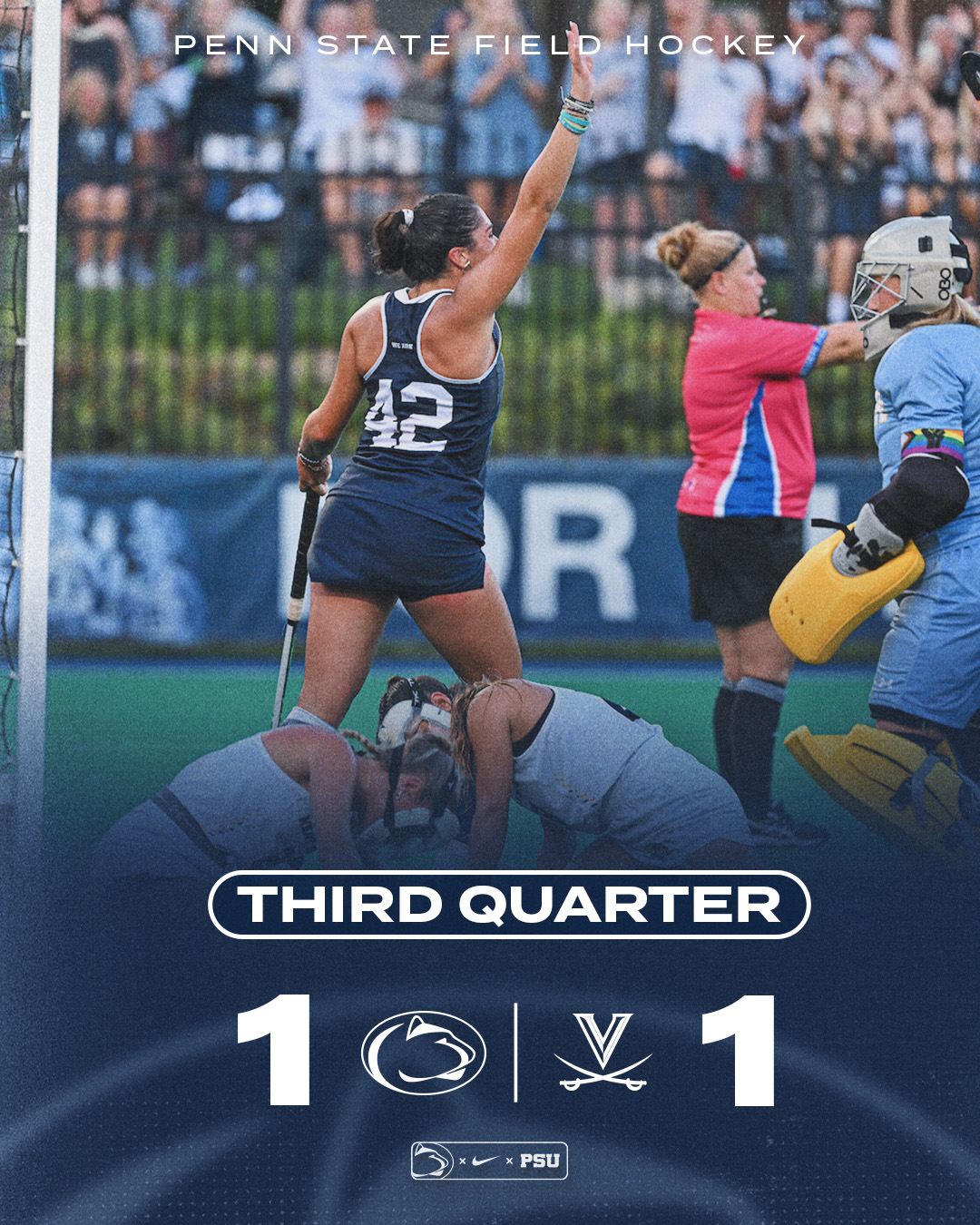 Penn State Field Hockey on X All tied up after the third. https t ECYeh00eKj X