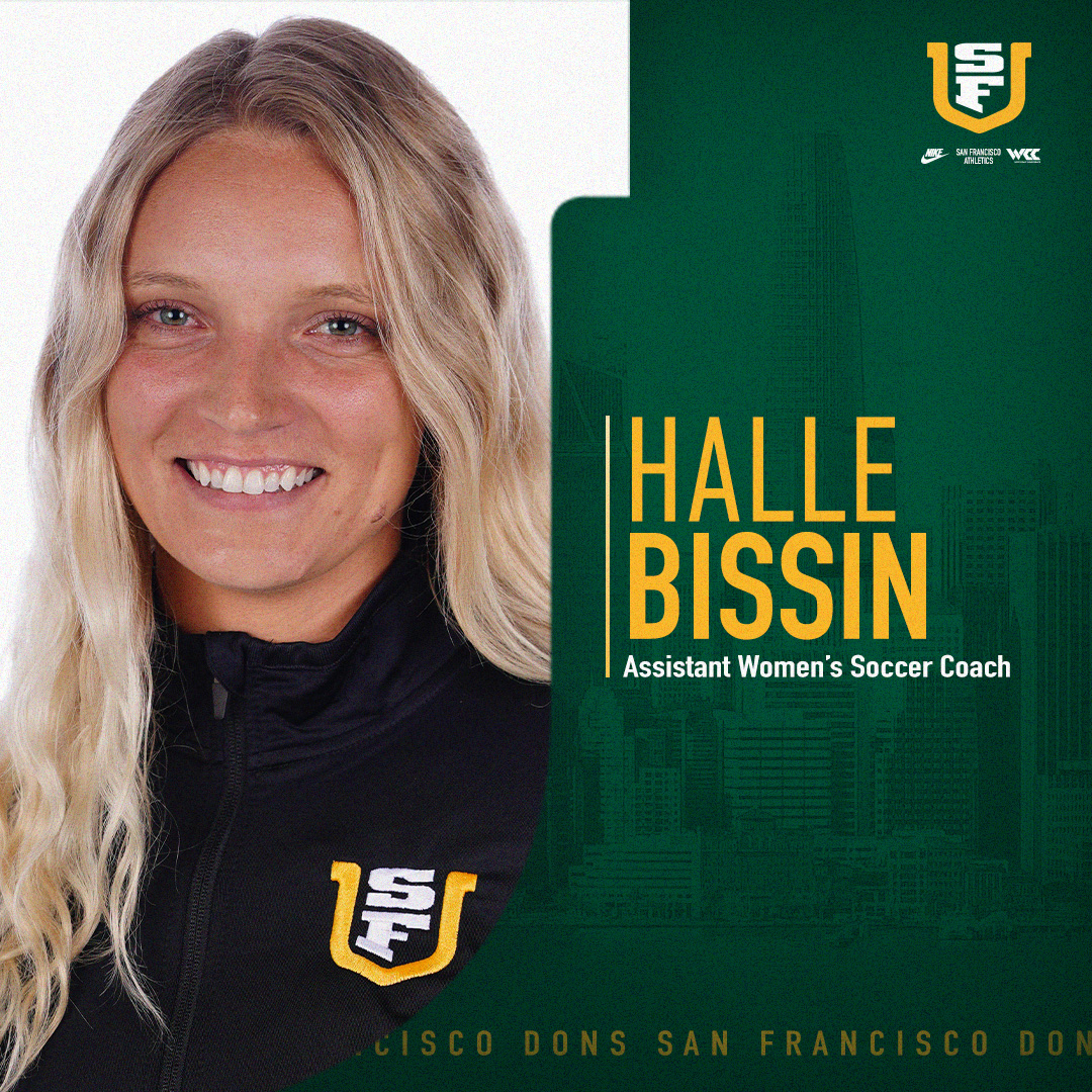 𝐒𝐡𝐞'𝐬 𝐁𝐀𝐂𝐊 🙌

Former Don Halle Bissin returns to the Hilltop for her second stint as assistant coach!

📰Full Release: shorturl.at/KeA55

#USFDons | #WCCsports
