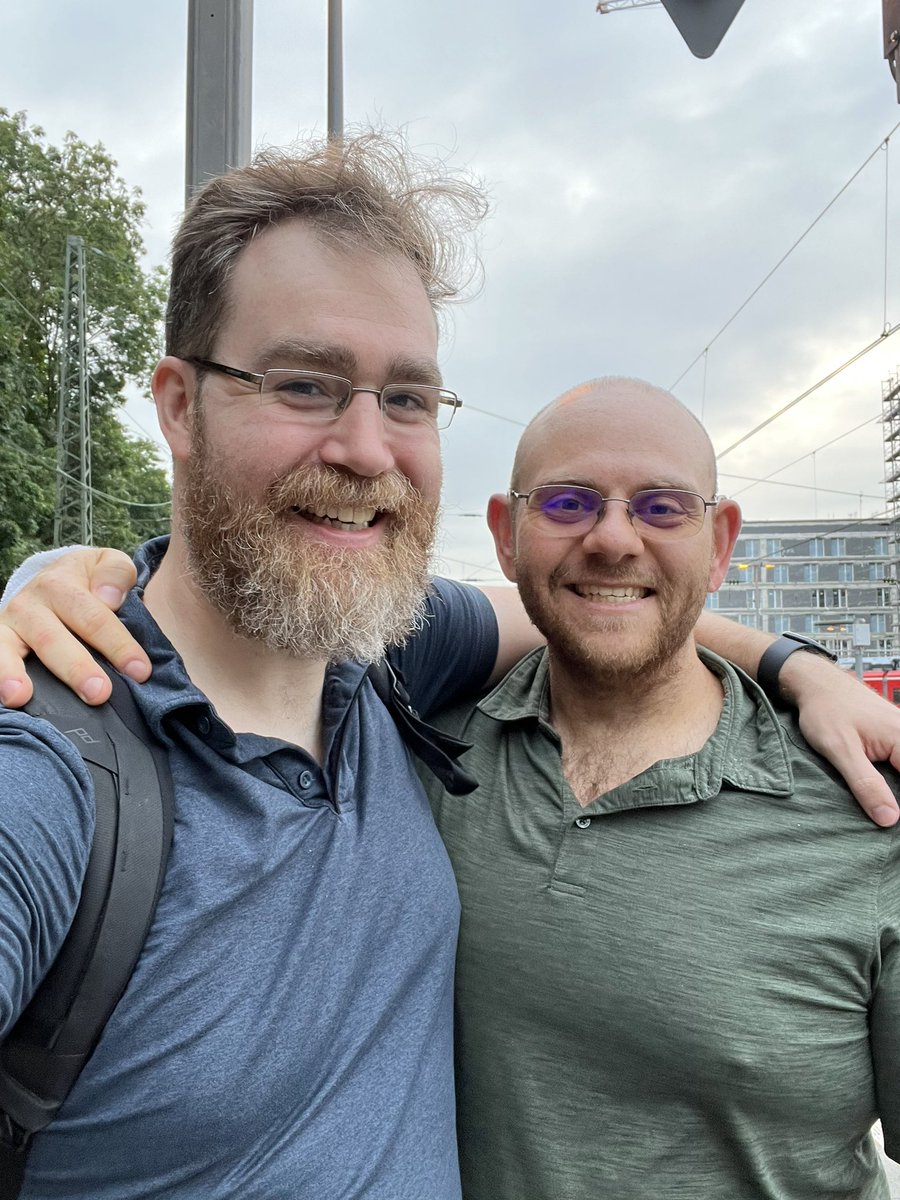 Matthew Feickert (@hepfeickert) on Twitter photo Always great to get to see other members of the <a href="/pyhf_/">pyhf - python HistFactory</a> developer team in-person, so getting to spend this past week working with <a href="/kratsg/">i am on bluesky</a> at PyHEP.dev 2024 in Aachen, Germany was fantastic. :) Always great to get to see other members of the <a href="/pyhf_/">pyhf - python HistFactory</a> developer team in-person, so getting to spend this past week working with <a href="/kratsg/">i am on bluesky</a> at PyHEP.dev 2024 in Aachen, Germany was fantastic. :)