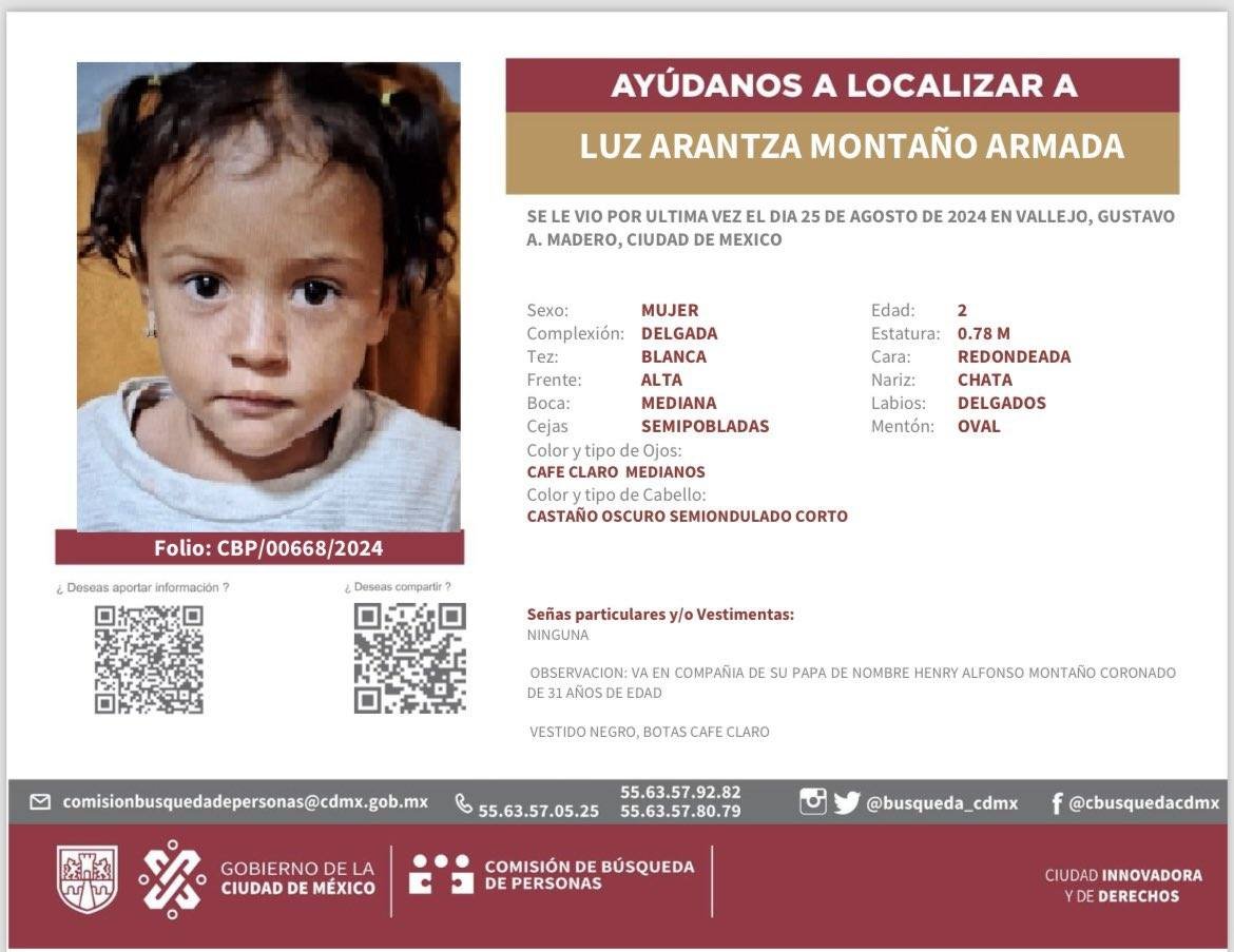 FamUnidasporunacausa (@fam_unidas_ac) on Twitter photo Solicitamos su colaboración para localizar a LUZ ARANTZA MONTAÑO ARMADA, vista el 25/08/24 en #Alcaldía #GAM #CDMX ¿La has visto? <a href="/FelipaRamrez1/">Felipa Ramirez</a> <a href="/AngelaCedeno_PI/">Missing Angels Org</a> <a href="/AmberAlertaNoOf/">XxX porn hub 👺</a> <a href="/DM_Ruth_/">Ruth DM</a> <a href="/Barbieroja/">Areli Rojas Rivera</a> <a href="/TuAlcaldiaGAM/">Alcaldía Gustavo A. Madero</a> <a href="/VecinosGAMAC/">Residentes y Vecinos</a> <a href="/YordiRosado/">Yordi Rosado</a> <a href="/AdalRamones/">Adal Ramones</a> <a href="/brozoxmiswebs/">brozo xmiswebs</a> <a href="/SIW_12/">🇲🇽 Servicios Warrior 🇲🇽</a> Solicitamos su colaboración para localizar a LUZ ARANTZA MONTAÑO ARMADA, vista el 25/08/24 en #Alcaldía #GAM #CDMX ¿La has visto? <a href="/FelipaRamrez1/">Felipa Ramirez</a> <a href="/AngelaCedeno_PI/">Missing Angels Org</a> <a href="/AmberAlertaNoOf/">XxX porn hub 👺</a> <a href="/DM_Ruth_/">Ruth DM</a> <a href="/Barbieroja/">Areli Rojas Rivera</a> <a href="/TuAlcaldiaGAM/">Alcaldía Gustavo A. Madero</a> <a href="/VecinosGAMAC/">Residentes y Vecinos</a> <a href="/YordiRosado/">Yordi Rosado</a> <a href="/AdalRamones/">Adal Ramones</a> <a href="/brozoxmiswebs/">brozo xmiswebs</a> <a href="/SIW_12/">🇲🇽 Servicios Warrior 🇲🇽</a>