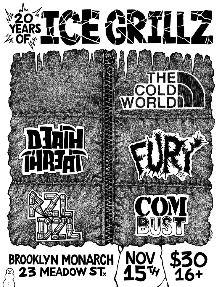 🌐🔒
Ice Grillz 20th Anniversary show and repress otw.
Spread the word!