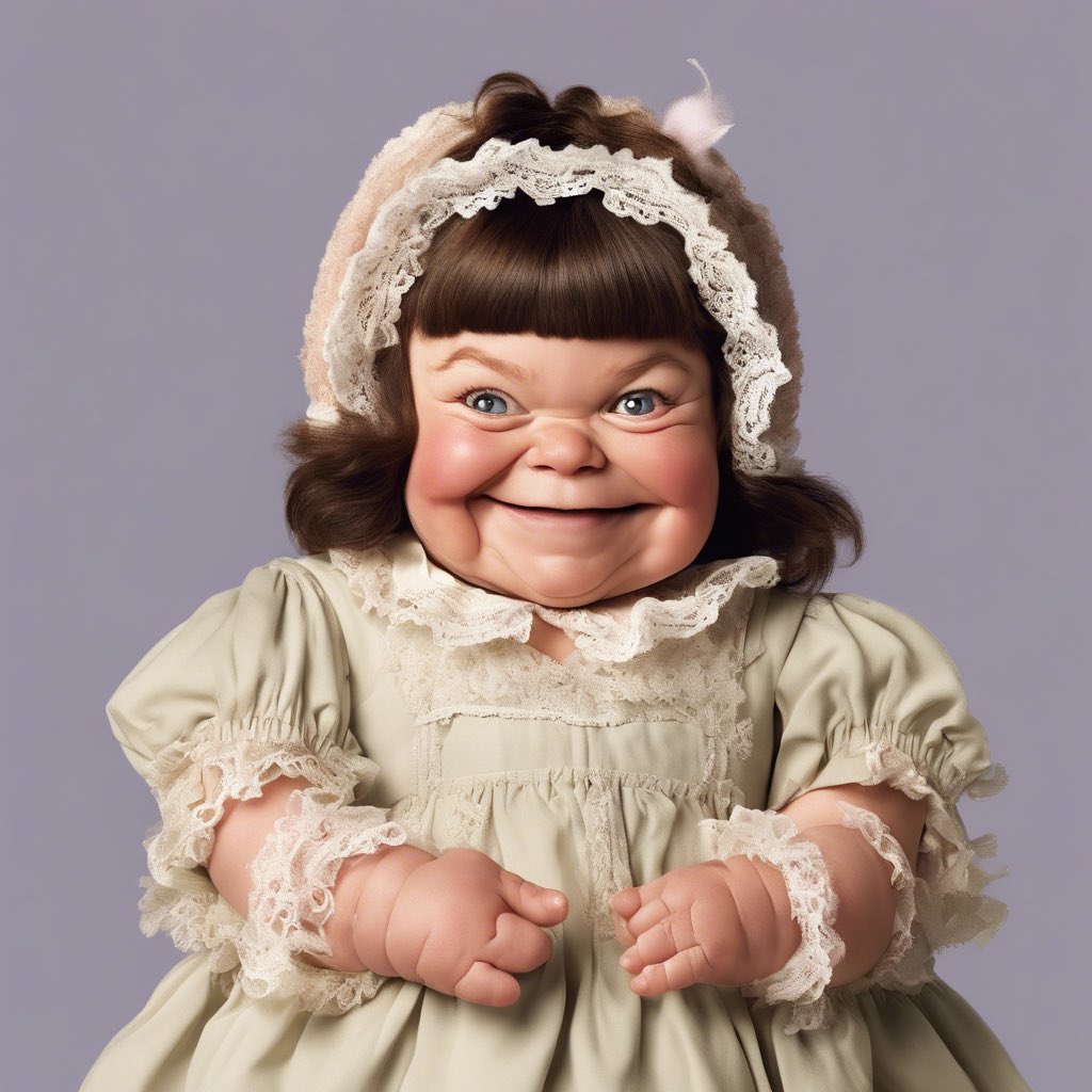 Scott (@scotterillo) on Twitter photo Hi <a href="/Dawn_French/">Dawn French 💙🔴🏳️🌈🇺🇦🇵🇸</a>, I’ve just asked AI to show me what you looked like as a baby.
How accurate is this image? Thank you. Hi <a href="/Dawn_French/">Dawn French 💙🔴🏳️🌈🇺🇦🇵🇸</a>, I’ve just asked AI to show me what you looked like as a baby.
How accurate is this image? Thank you.