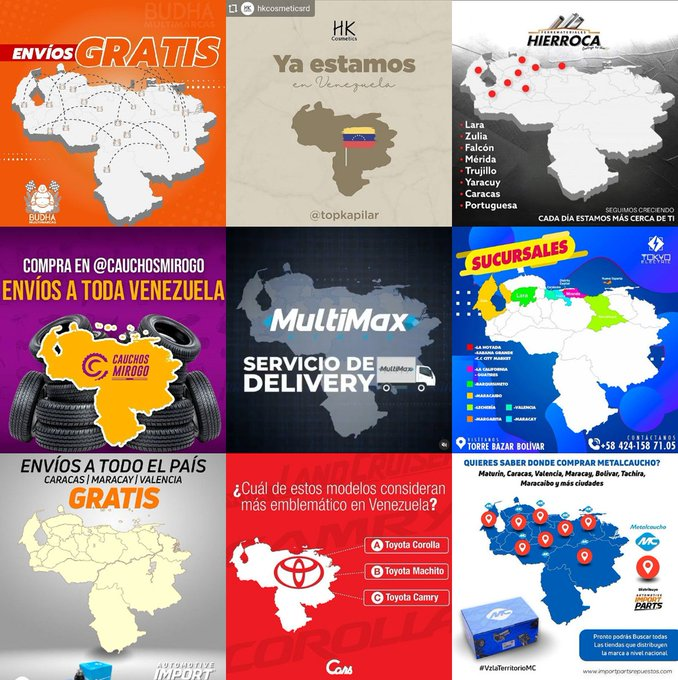 Proliferan mapas mutilados de Venezuela en las redes.

Violan lo indicado en los Art. 10 y 13 de la Carta Magna; Ley Orgánica en defensa del Esequibo, Art. 61 Ley de Geografía, Cartografía y Catastro Nacional y la Providencia Administrativa 101 de Conatel. 

#MiMapa #30Ago