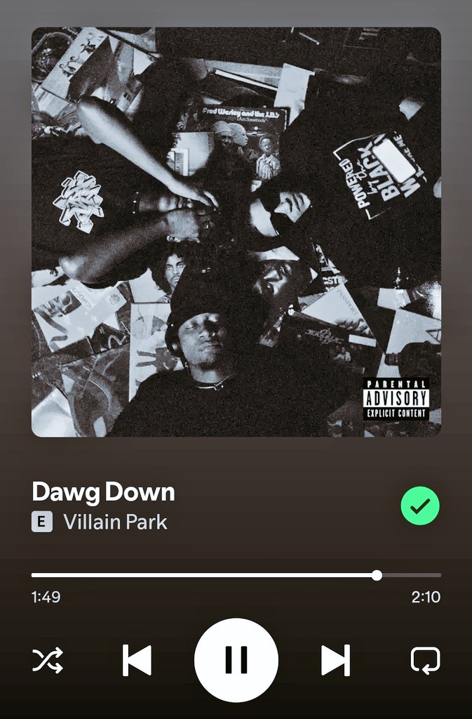 Villain Park, one of my favorite West Coast groups, are back with a new single and they haven't missed a step 🔥🔥

Tap in with them if you're a fan of artists like Coast Contra, WESTSIDE BOOGIE, &amp; Lute.