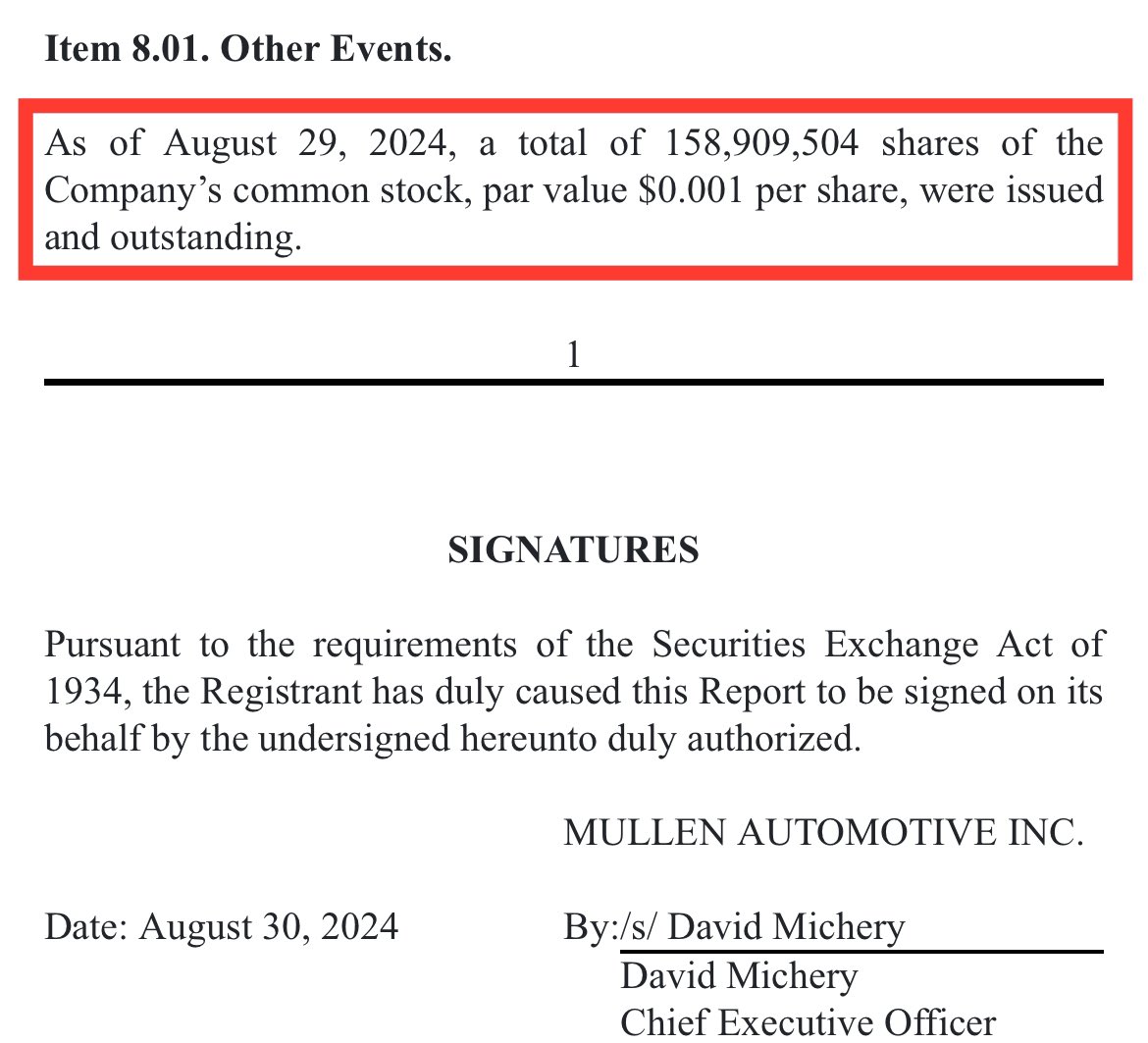FinancialErnie's tweet image. $muln #MULN #mullen 
Holy dilution @Mullen_USA 
At least MC is still 33.9M
sec.gov/ix?doc=/Archiv…