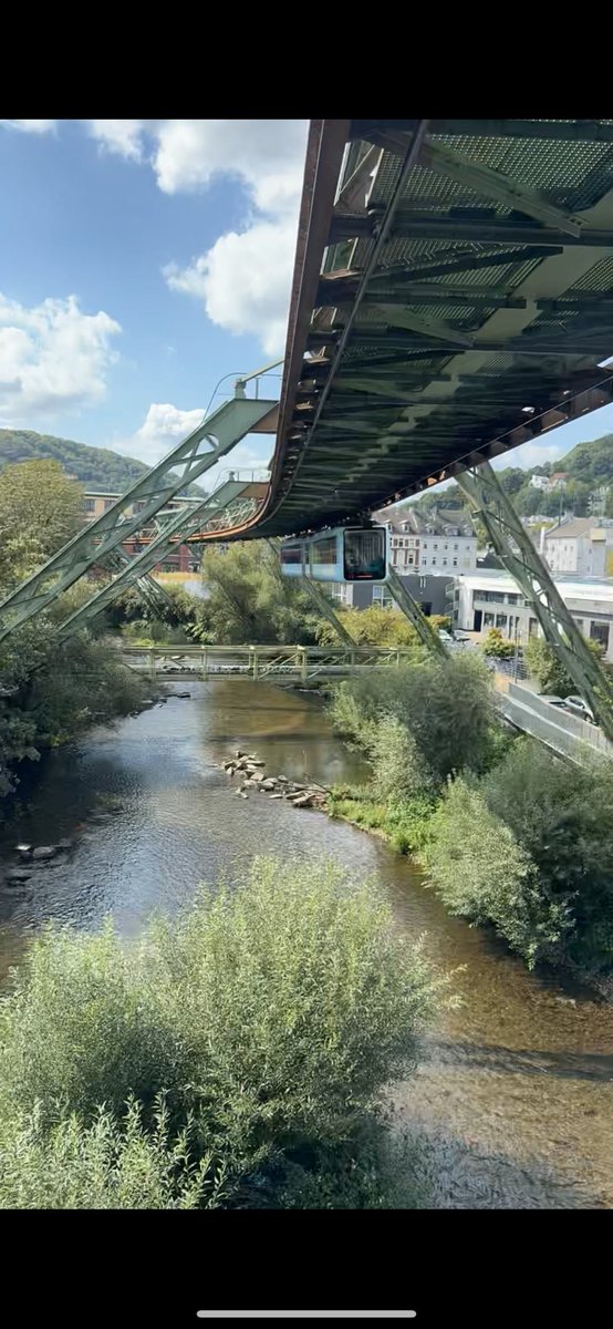 C18S24's tweet photo. Took a ride on the Schwebebahn this week, it was an experience! https://t.co/mDbtbDmEAP