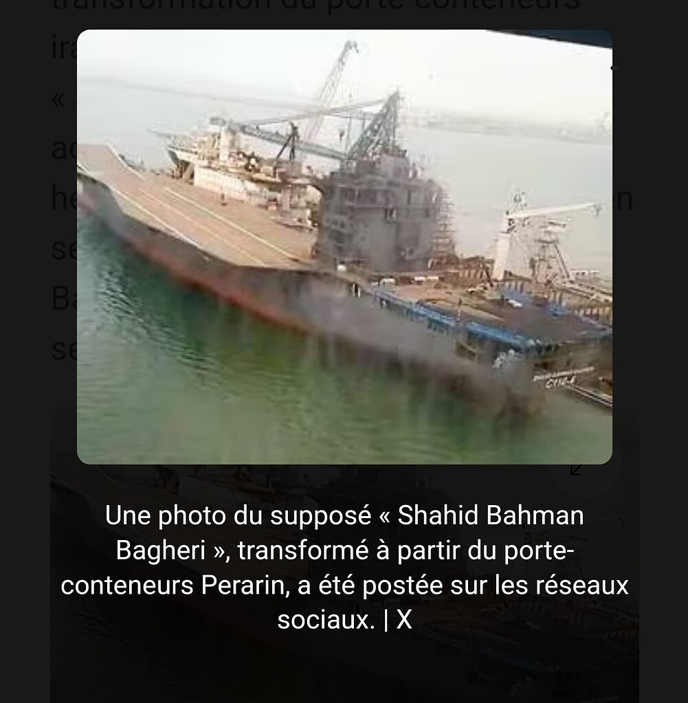 LibertysimNet's tweet image. Des porte-avions iraniens? dlvr.it/TCZvKD