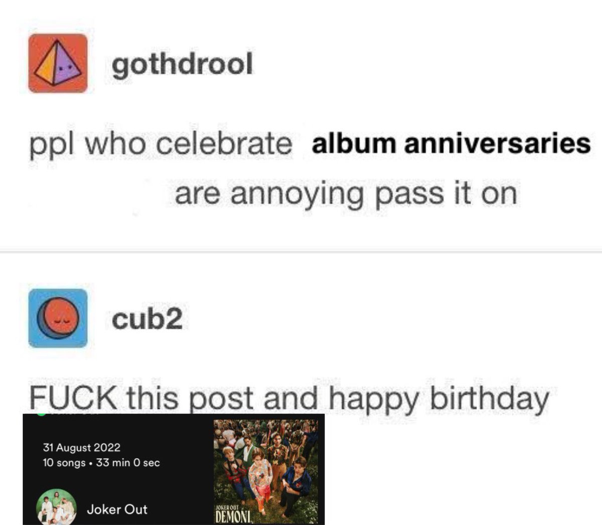 d33madruga's tweet photo. HAPPY BIRTHDAY TO ME AND TO DEMONI !!!!!!!!!!! https://t.co/UAdv3aGmwY